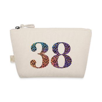 38th Birthday Leopard - Organic Pouch - nature - Front