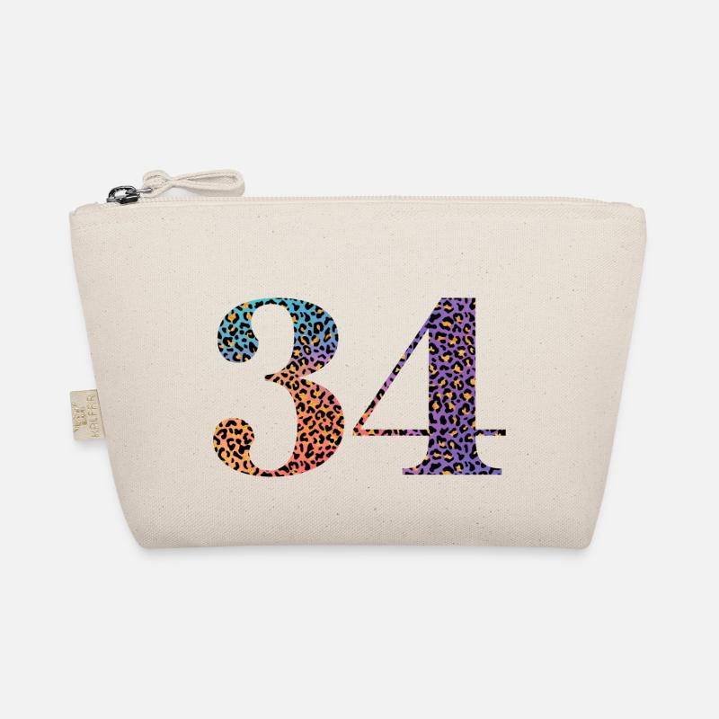 34. Geburtstag Leopard Bio-Täschchen