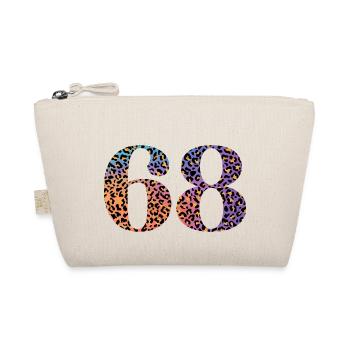 68th Birthday Leopard - Organic Pouch - nature - Front