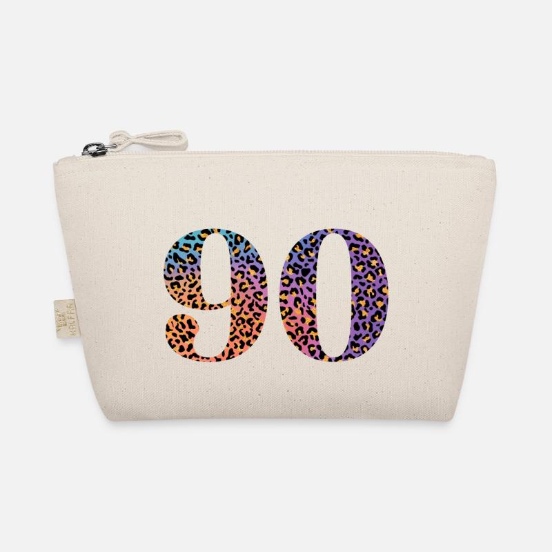 90. Geburtstag Leopard Bio-Täschchen