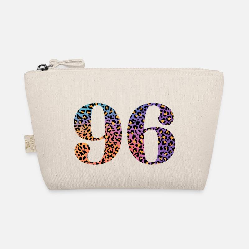 96th Birthday Leopard Organic Pouch