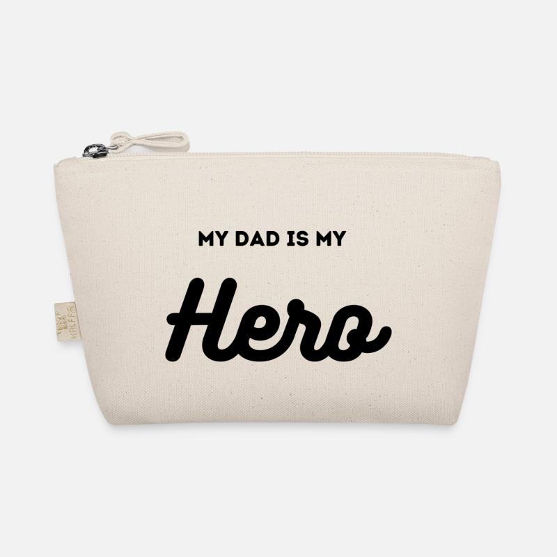 My Dad is my Hero - Bio-Täschchen - Natur
