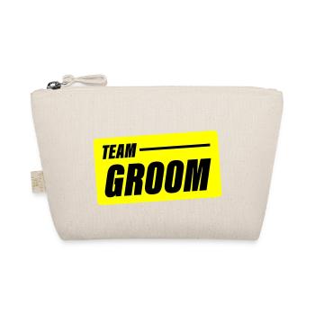 Team Groom Wedding Saying - Organic Pouch - nature - Front