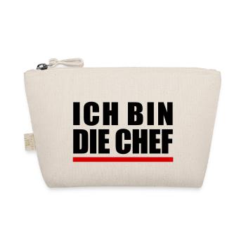 Ich bin "die" Chef - Bio-Täschchen - Natur - Vorne