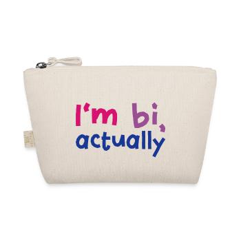 I'm bi actually - Organic Pouch - nature - Front