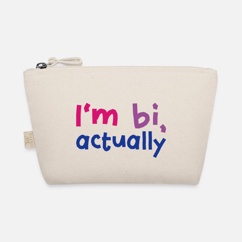 I'm bi actually - Bio-Täschchen - Natur