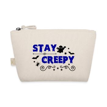 stay creepy 02 - Bio-Täschchen - Natur - Vorne
