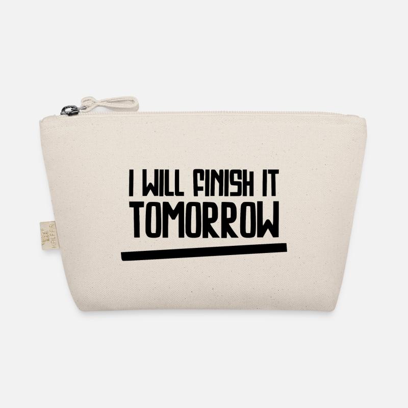 Drôle de design « Je le terminerai demain » Trousse biologique