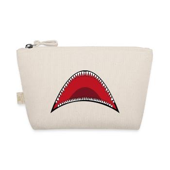 Shark Mouth - Organic Pouch - nature - Front