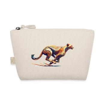 Colorful Abstract Cheetah - Organic Pouch - nature - Front