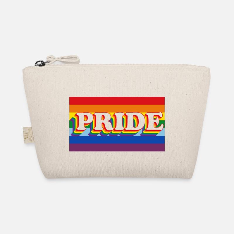 rainbow banner pride Organic Pouch