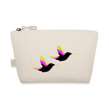 Hummingbird Birds - Organic Pouch - nature - Front