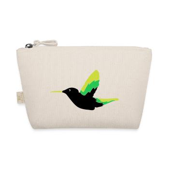 Hummingbird Bird - Organic Pouch - nature - Front