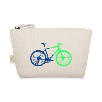Bicycle Silhouette 2 - Organic Pouch - nature - Front