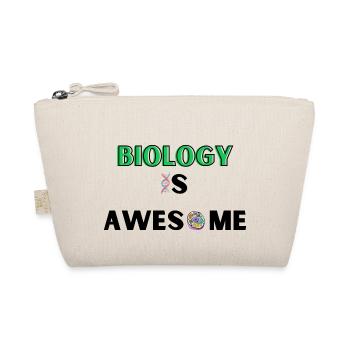 Biology is awesome - Bio-Täschchen - Natur - Vorne