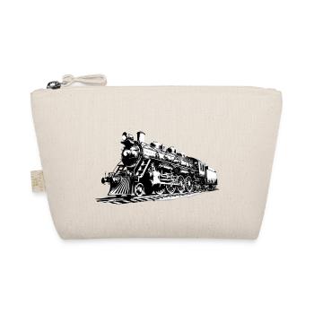 Railway Steam Locomotive - Organic Pouch - nature - Front