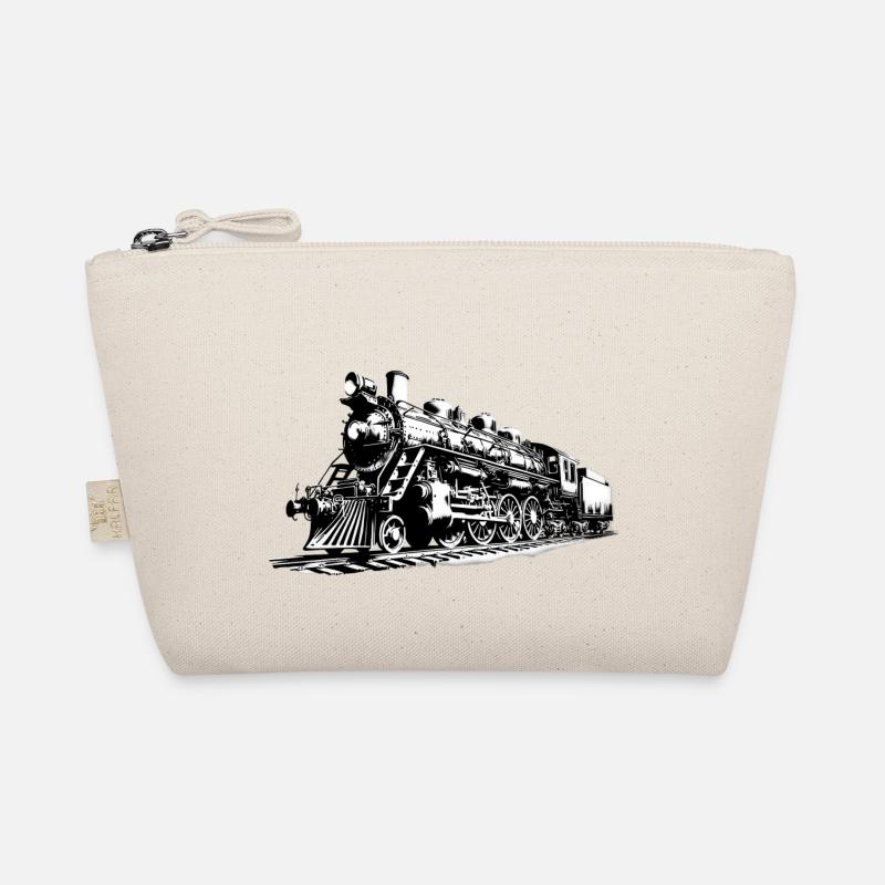 Eisenbahn Dampflok Bio-Täschchen
