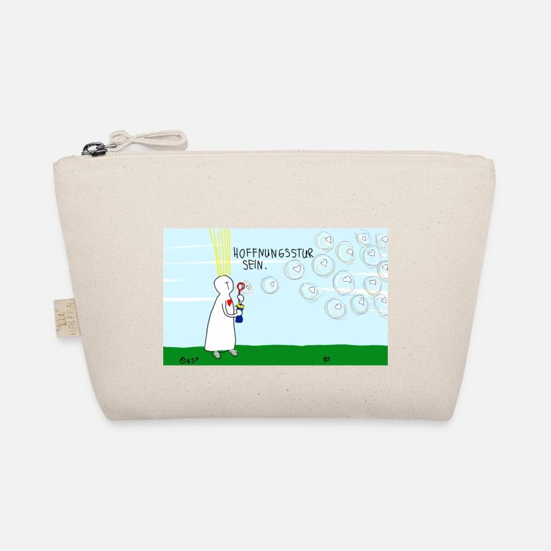 Hoffnungsstur sein. Bio-Täschchen