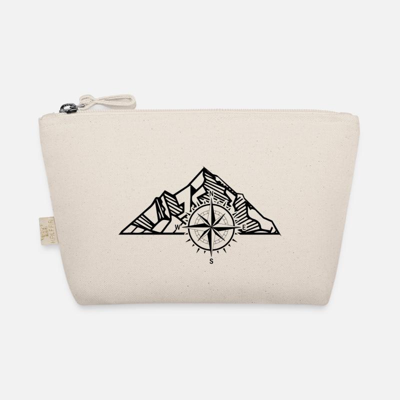 Compass - Mountain - (4) Organic Pouch