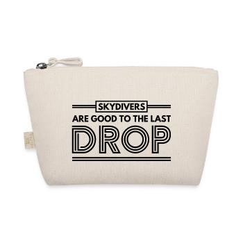 Funny Skydiver Quote: Perfect Gift! - Organic Pouch - nature - Front