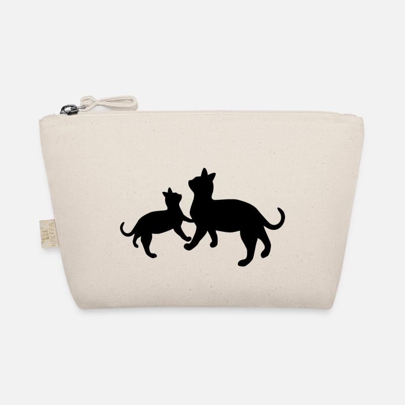 Schwarze Katzen Bio-Täschchen