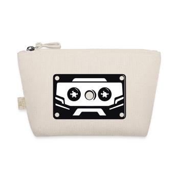 Résonance rétro : Vintage Cassette Tape Art - Trousse biologique - nature - Devant