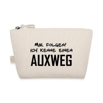Mir folgen, ich kennen einen AUXWEG - Bio-Täschchen - Natur - Vorne