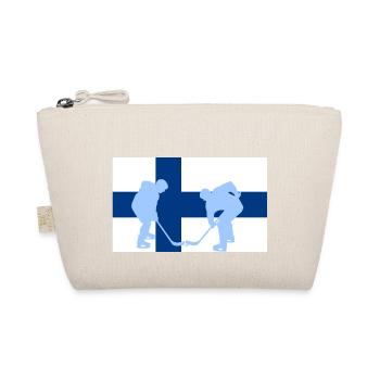Finnland, mein Land meine Flagge! - Bio-Täschchen - Natur - Vorne