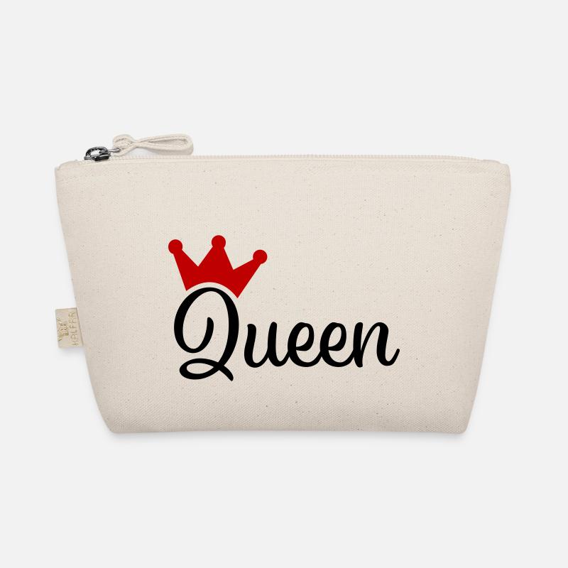 Queen mit Krone Bio-Täschchen