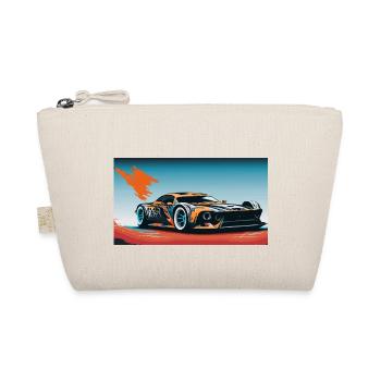 Colorful Racecar - Bio-Täschchen - Natur - Vorne
