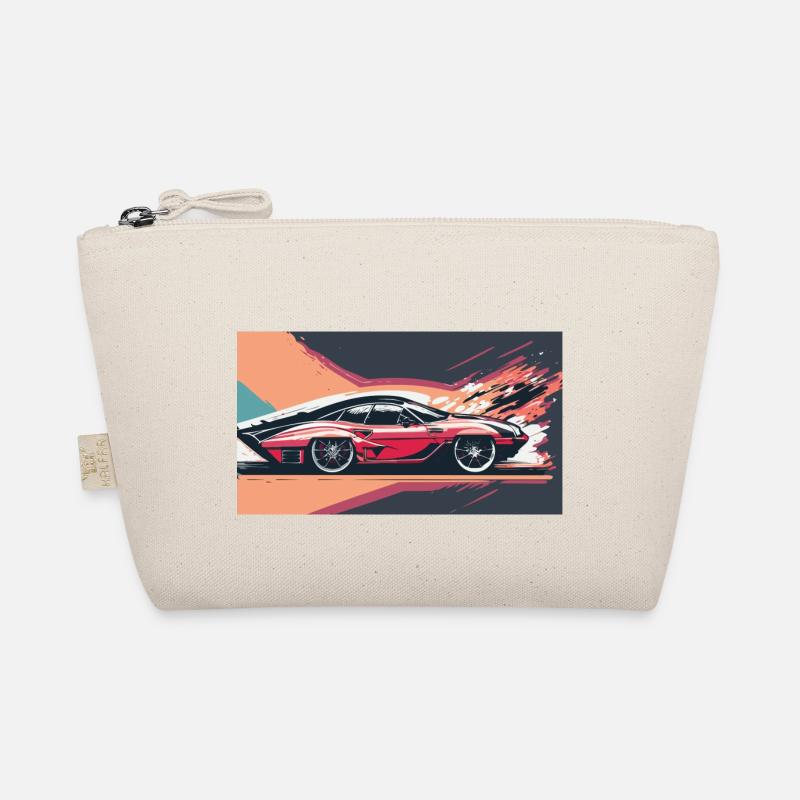 Voiture de course au coucher du soleil - Trousse biologique - nature