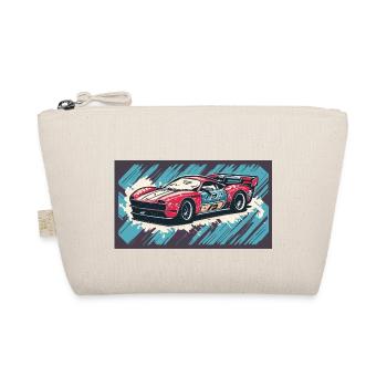 Racecar Red-Blue - Bio-Täschchen - Natur - Vorne