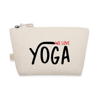 We Love Yoga - Organic Pouch - nature - Front