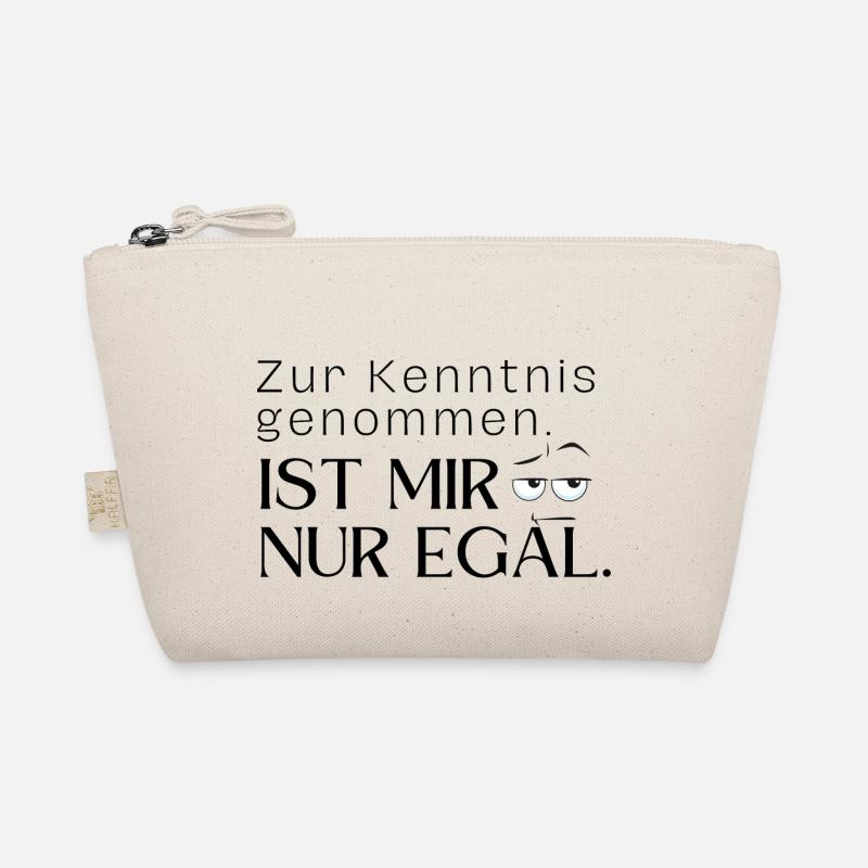 Ist mir egal - Bio-Täschchen - Natur
