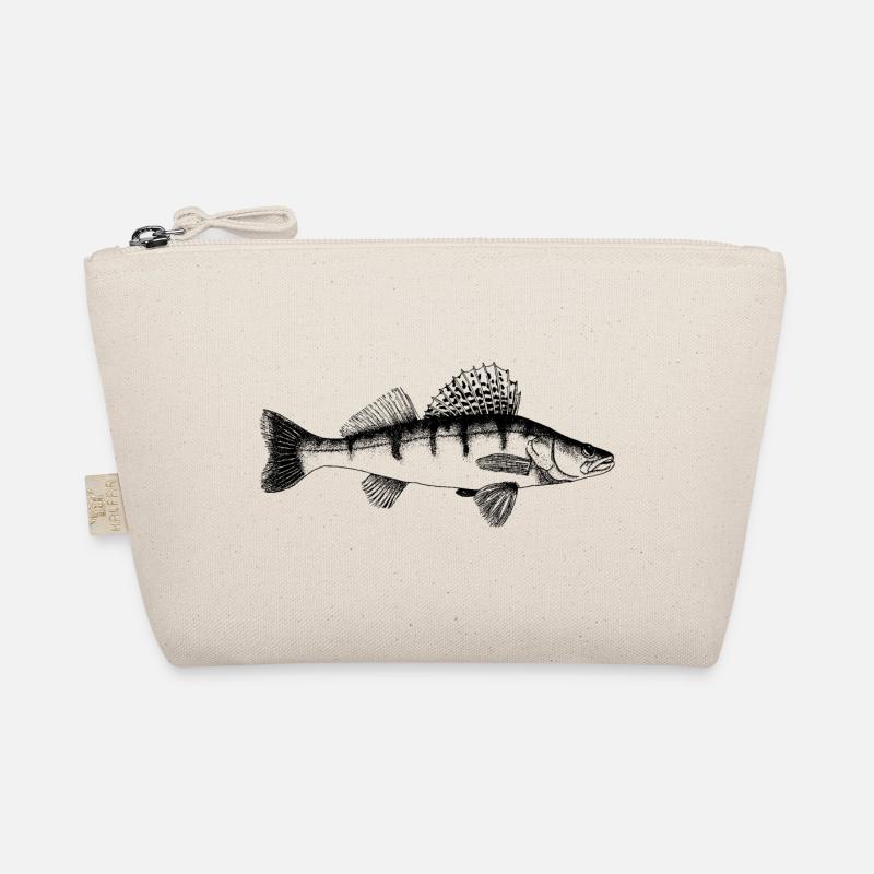 Zander Motif Organic Pouch