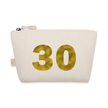 Birthday 30 years - Organic Pouch - nature - Front