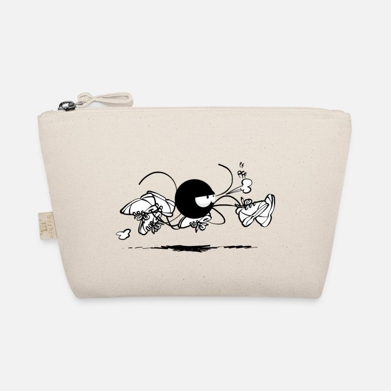 Beth the Spider - Running (version without text) Organic Pouch