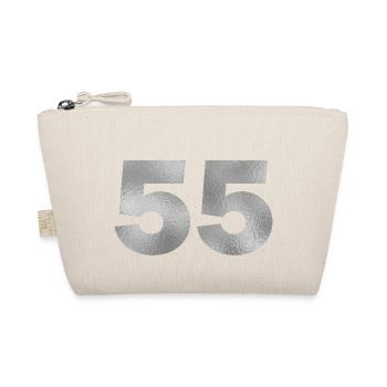 Birthday 55 years - Organic Pouch - nature - Front