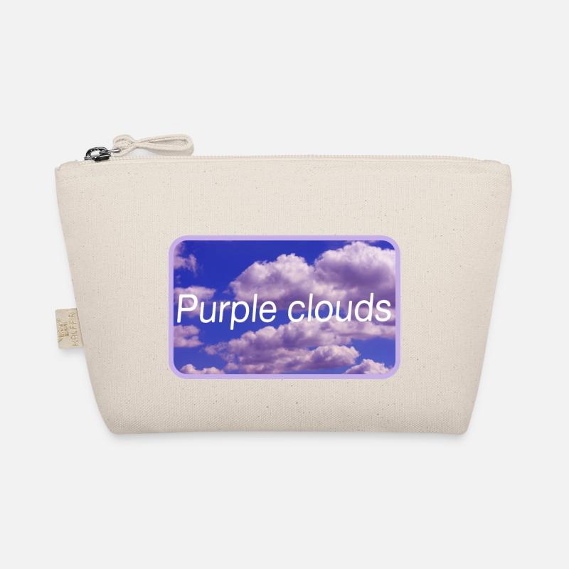 Purple clouds Bio-Täschchen