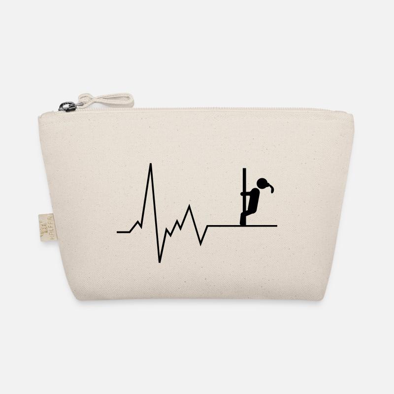 Heartbeat Pole Dancer Organic Pouch