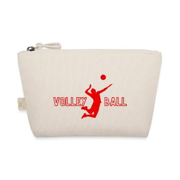 Volley ball- idée cadeau volleyball - Trousse biologique - nature - Devant