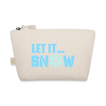 let it snow - Organic Pouch - nature - Front