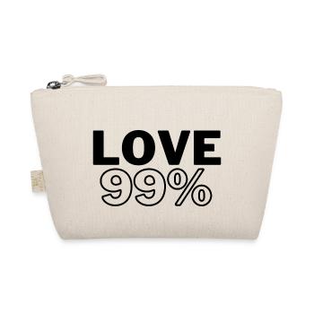 Love99% - Bio-Täschchen - Natur - Vorne