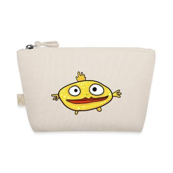 Funny Yellow Fish - Organic Pouch - nature - Front