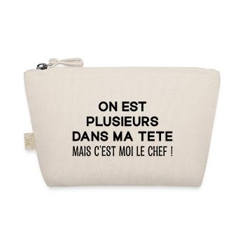 Schizophrène Schizo Folie Humour Fou Malade - Trousse biologique - nature - Devant