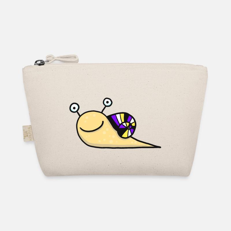 Nonbinary Snail Organic Pouch