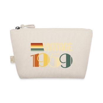 Vintage 1959 - 1959 Anniversary Gift - Organic Pouch - nature - Front