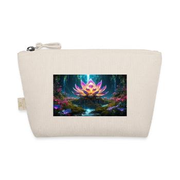 Lotus Blüte - Bio-Täschchen - Natur - Vorne