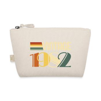 Vintage 1982 - 1982 Anniversary Gift - Organic Pouch - nature - Front