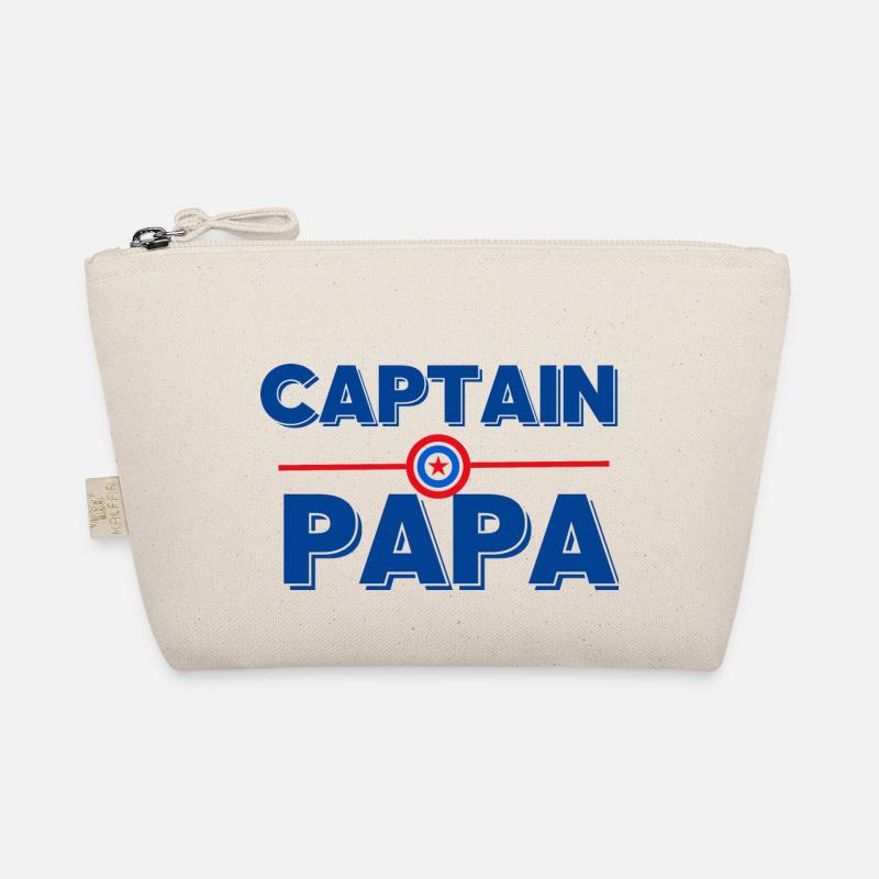 Captain Dad - Dad Gift Idea Organic Pouch